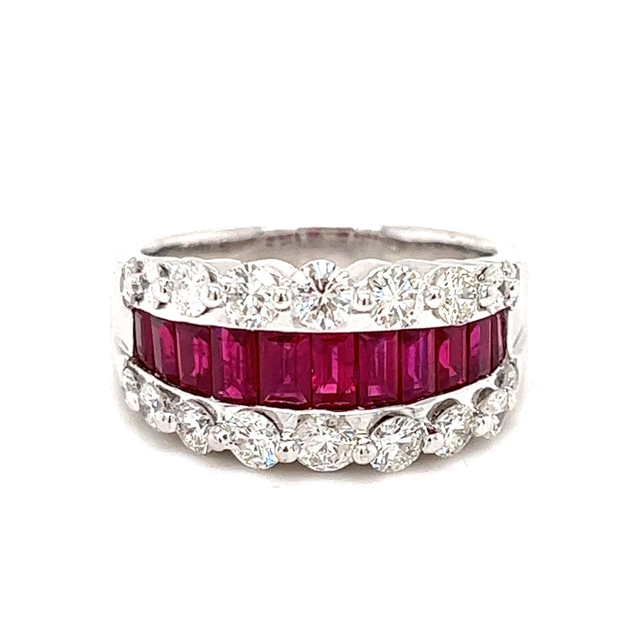 Diamond and Ruby Ring