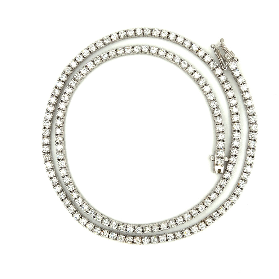 Diamond Tennis Necklace  6.80Ct.