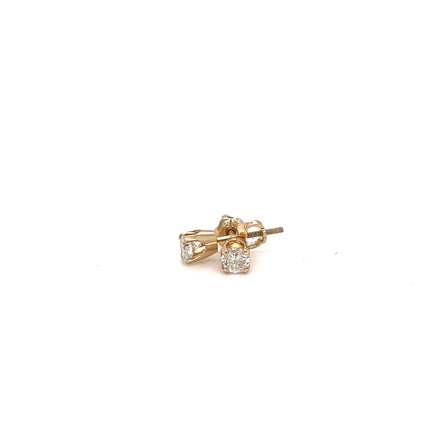 Diamond stud earrings 0.40Ct