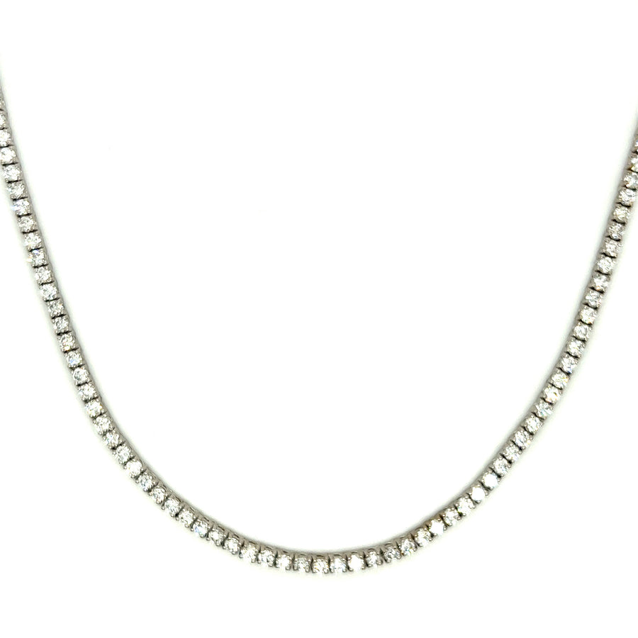 Diamond Tennis Necklace 8.42Ct.