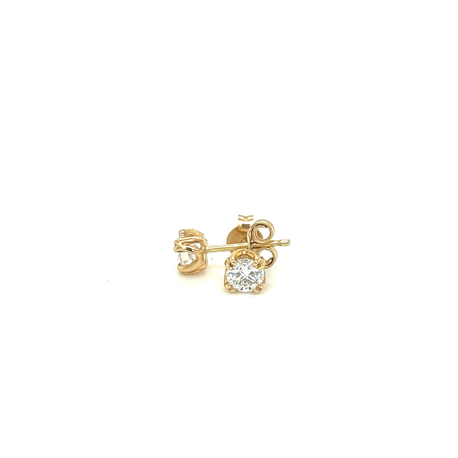 Diamond stud earrings 0.60Ct