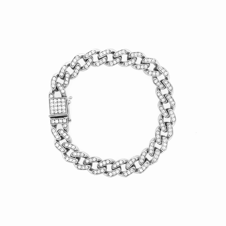 Diamond Cuban Link Bracelet 9mm