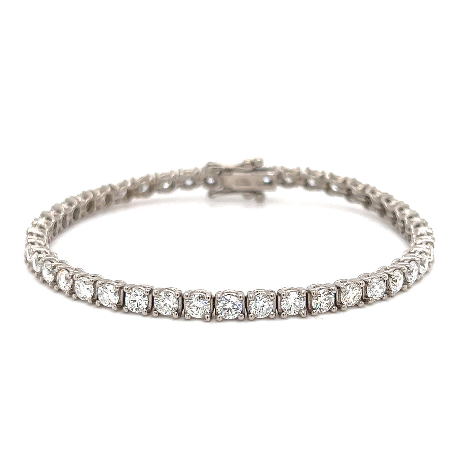 Diamond Tennis Bracelet 6.30Ct