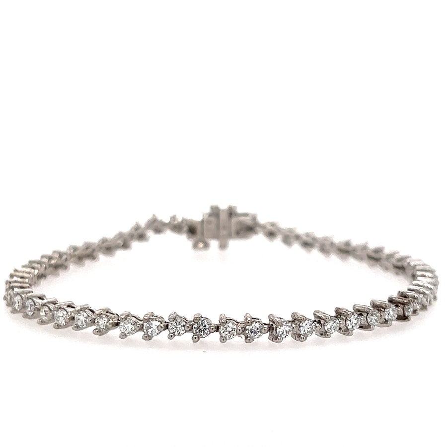 Diamond Tennis Bracelet 2.90Ct