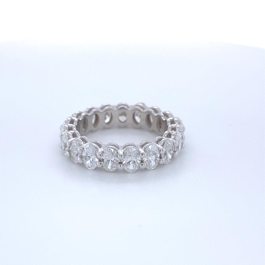 Diamond ring full eternity ( Oval)