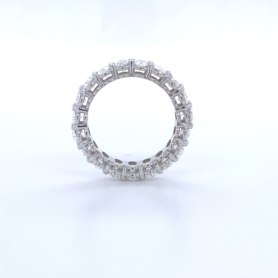 Diamond ring full eternity ( Oval)