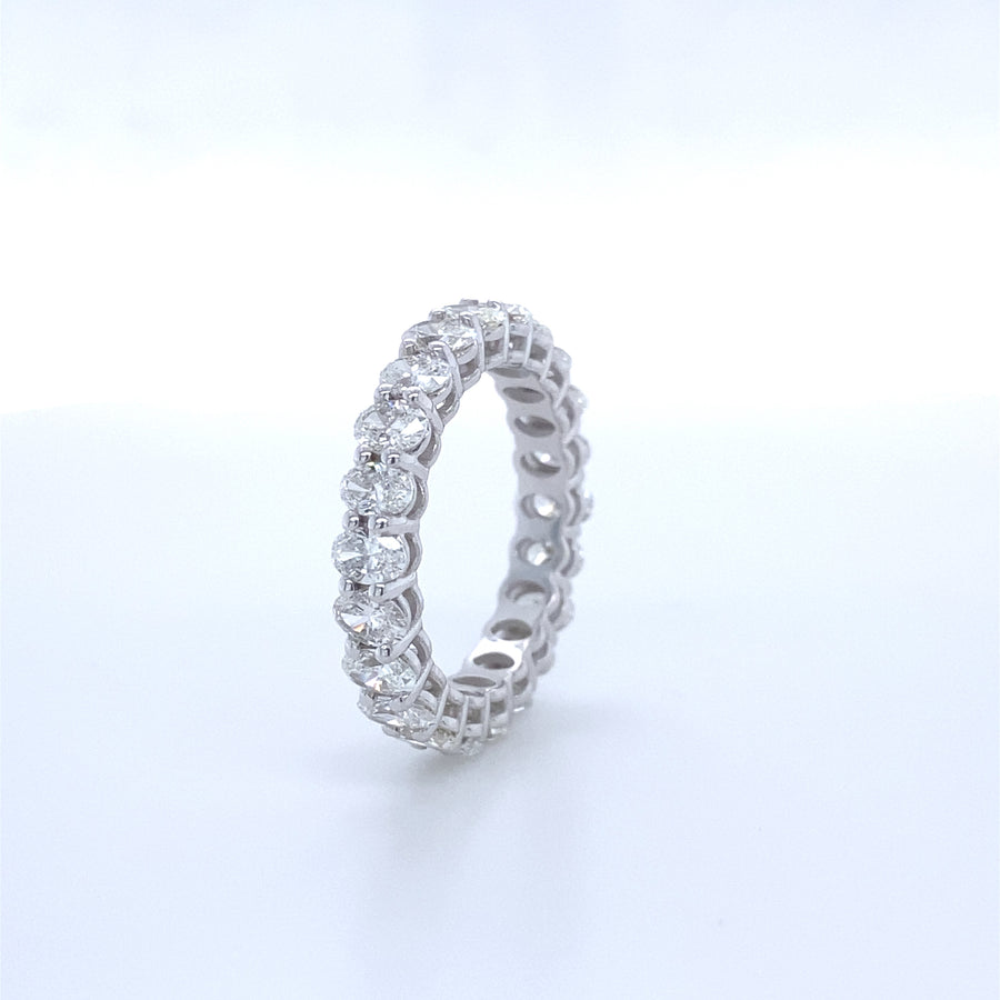 Diamond ring full eternity ( Oval)